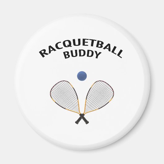Racquetball Buddy Magneet (Voorkant)