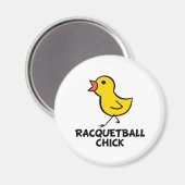 Racquetball Chick Magnet (Voorkant / Achterkant)