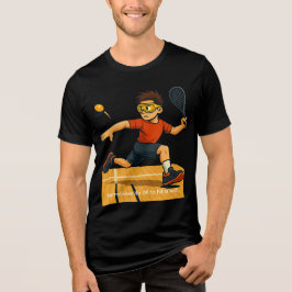 Racquetball - het is oké om een muur te raken Tri-Blend shirt