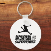 racquetball is mijn supermacht sleutelhanger (Voorkant)