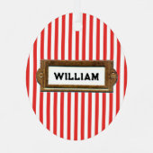 Racquetball Kerstmis Collectible Metalen Ornament (Achterkant)