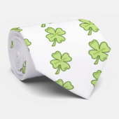 Racquetball Lucky Shamrock Stropdas (Opgerold)