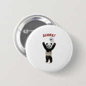 Racquetball Panda Score Ronde Button 5,7 Cm (Voorkant /achterkant)