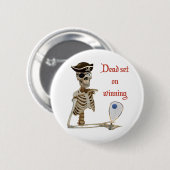 Racquetball Pirate Dead Ronde Button 5,7 Cm (Voorkant /achterkant)