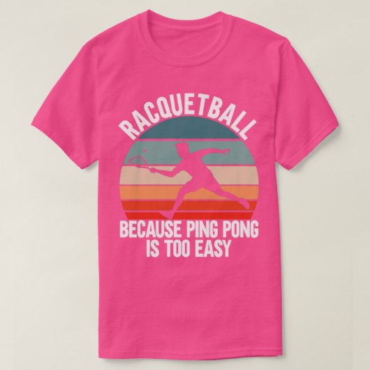 Racquetball Player T-shirt (Design voorkant)