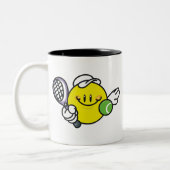 Racquetball Tweekleurige Koffiemok (Links)