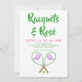 Racquets & Rosé Roze Racquets Walvis Hoesjes Prepp Kaart (Voorkant)