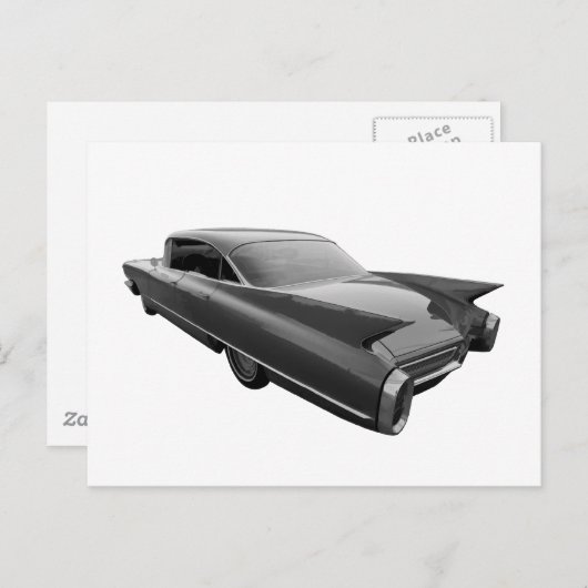 Rad 1960 Cadillac Briefkaart (Voorkant / Achterkant)
