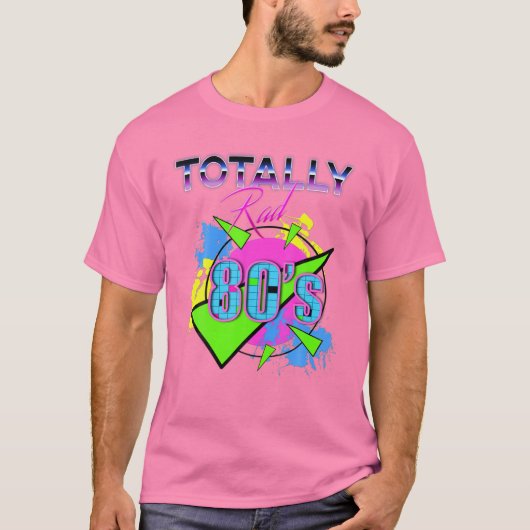 Rad 1980's Retro  tot 80-kostuum T-shirt (Voorkant)