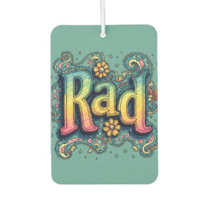 RAD 70s Groovy Psychedelic Aesthetic Luchtverfrisser