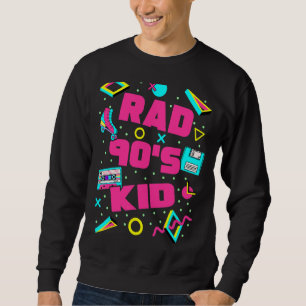 Rad 90s Kind 90s Esthetische Rad Retro 90s Nostalg Trui