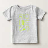 Rad als pap neon groene minimalistische typografie (Voorkant)
