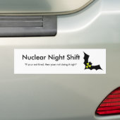 Rad Bat Bumpersticker (Op auto)