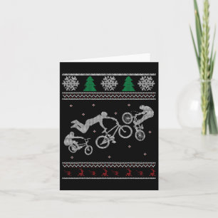 RAD BMX Shirt - Kerst in juli - Sneeuwvlok Shir Kaart