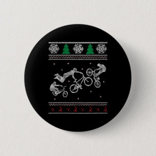 Rad Bmx T-shirt - Christmas In July - Sneeuwvlok S Ronde Button 5,7 Cm