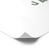 Rad Boys Dinosaurus Groen Verjaardag Welkom Poster (Hoek)