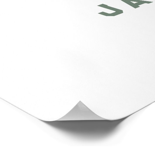 Rad Boys Dinosaurus Groen Verjaardag Welkom Poster (Hoek)