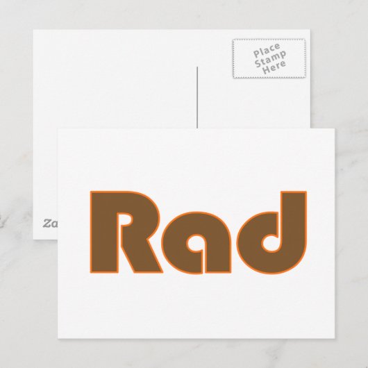 Rad Briefkaart (Voorkant / Achterkant)