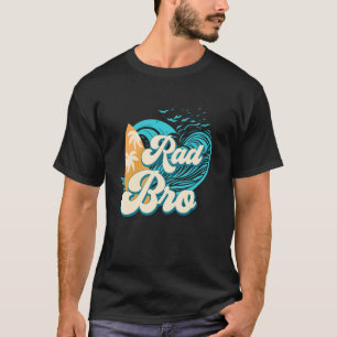 Rad Bro De Grote Een 1e Verjaardag Surf Familie Ma T-shirt