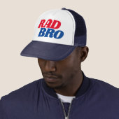 Rad Bro Quote voor Brother Simple Baseball Trucker Pet (In situ)