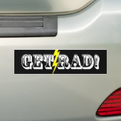 Rad Bumper Slot Bumpersticker (Op auto)
