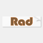 Rad Bumpersticker (Voorkant)