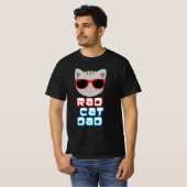 RAD CAT DAD - Zonneglazen Cat T-shirt (Voorkant volledig)
