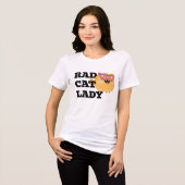 Rad Cat Lady Cat Mama T-shirt (Voorkant volledig)