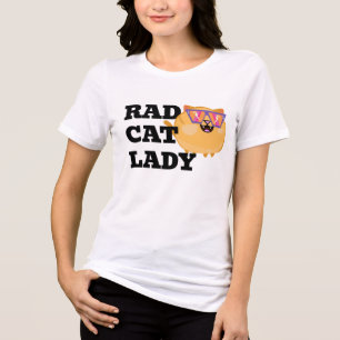Rad Cat Lady Cat Mama T-shirt