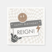 Rad Cool Dude Boys' Verjaardag Servet (Voorkant)