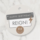 Rad Cool Dude | Jongens Retro Skater Verjaardag Bedankjes Labels (Voorkant)