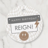 Rad Cool Dude | Jongens Retro Skater Verjaardag Bedankjes Labels (Achterkant)