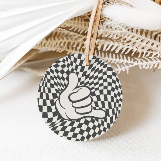 Rad Cool Dude | Jongens Retro Skater Verjaardag Bedankjes Labels