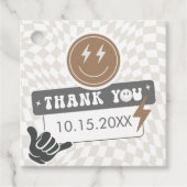 Rad Cool Dude | Jongens Retro Skater Verjaardagsgu Bedankjes Labels (Voorkant)