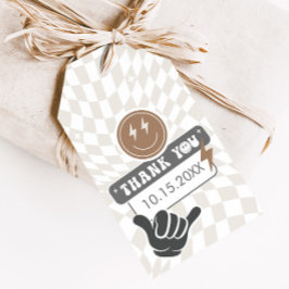 Rad Cool Dude | Jongens Retro Skater Verjaardagsgu Cadeaulabel