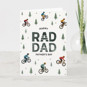 Rad Dad Bike Ride Vaderdag kaart