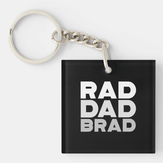 Rad Dad Brad Sleutelhanger (voorkant)