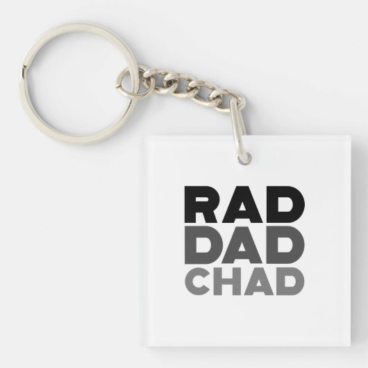 Rad Dad Chad Sleutelhanger (voorkant)