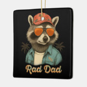 Rad Dad Funny Happy Vaderdag Keramisch Ornament (Links)