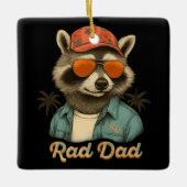 Rad Dad Funny Happy Vaderdag Keramisch Ornament (Voorkant)
