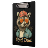 Rad Dad Funny Happy Vaderdag  Klembord (Links)