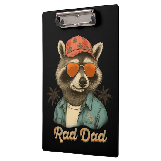 Rad Dad Funny Happy Vaderdag  Klembord (Links)