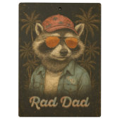 Rad Dad Funny Happy Vaderdag  Klembord (Achterkant)