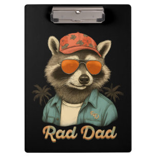 Rad Dad Funny Happy Vaderdag Klembord