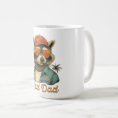 Rad Dad Funny Happy Vaderdag Koffiemok (Voorkant rechts)