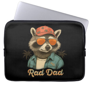 Rad Dad Funny Happy Vaderdag Laptop Sleeve