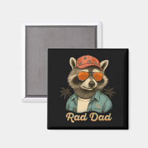 Rad Dad Funny Happy Vaderdag  Magneet