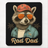 Rad Dad Funny Happy Vaderdag Muismat (Voorkant)