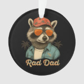 Rad Dad Funny Happy Vaderdag Ornament (voorkant)
