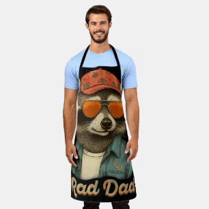 Rad Dad Funny Happy Vaderdag Schort